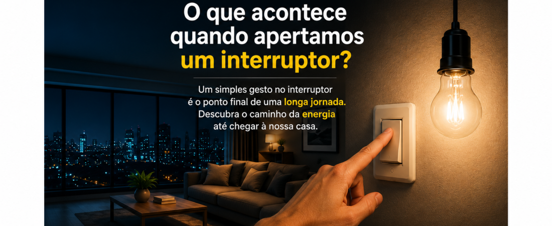 O que acontece quando apertamos um interruptor?